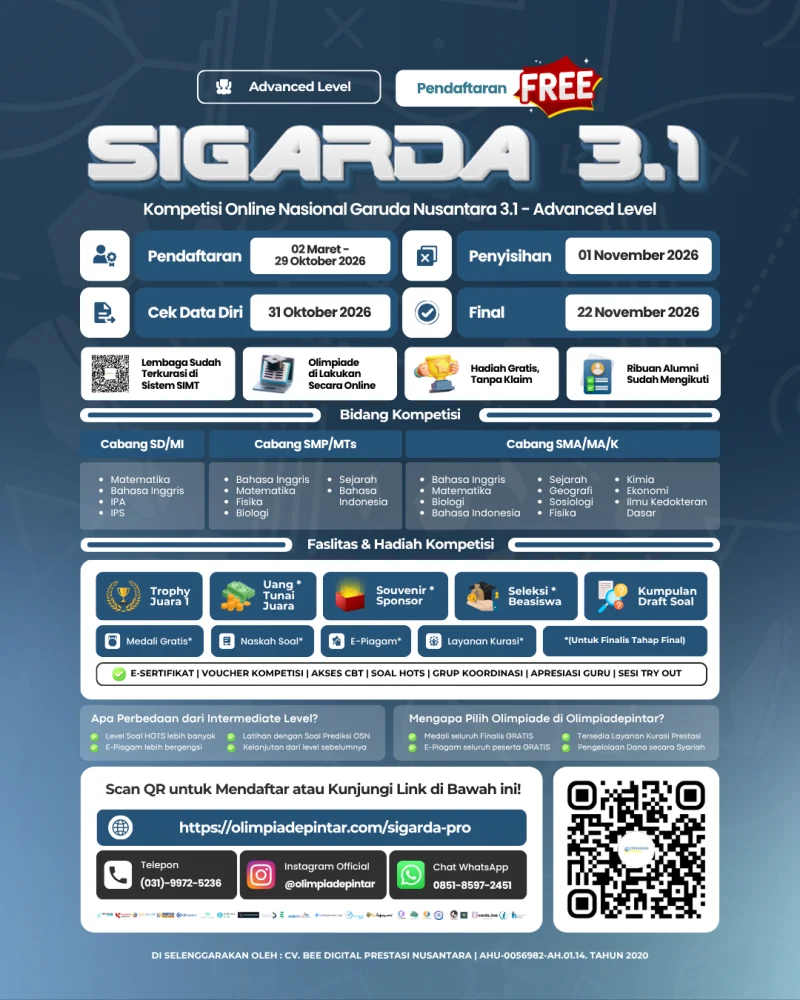 KOMPETISI ONLINE NASIONAL GARUDA NUSANTARA 3.1