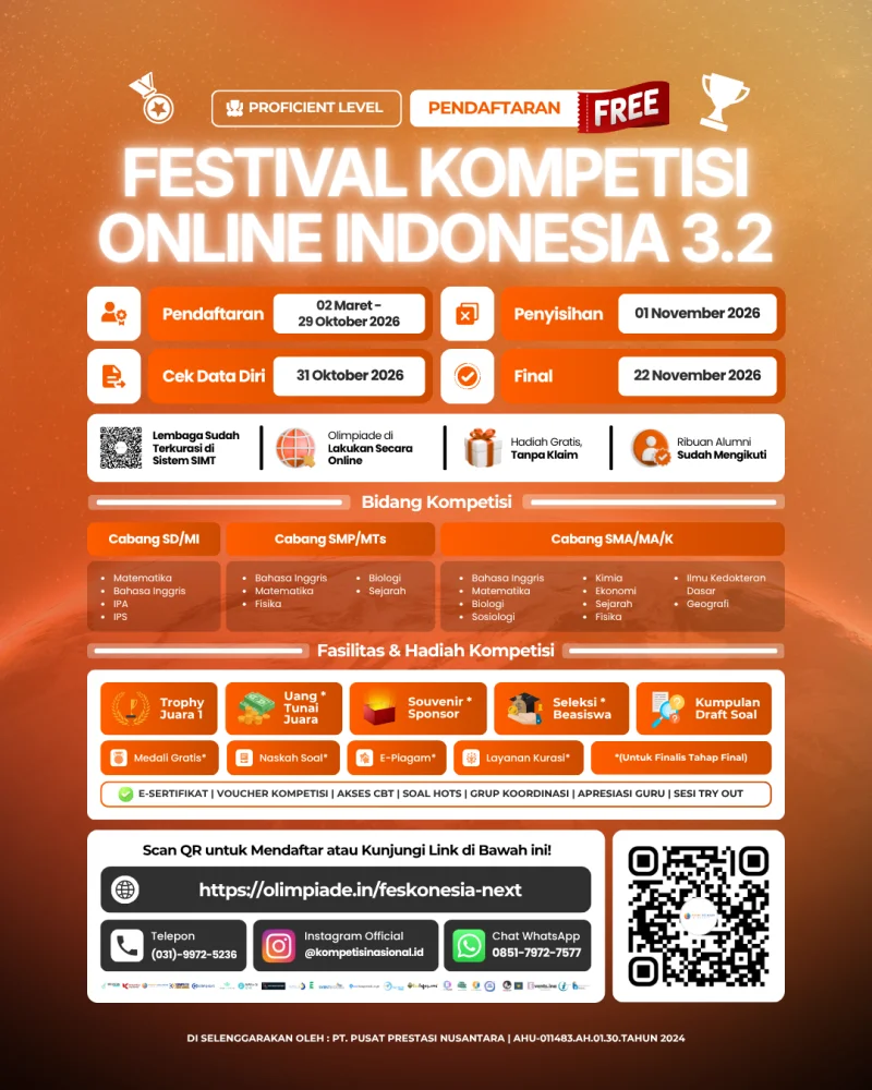 FESTIVAL KOMPETISI ONLINE INDONESIA 3.2