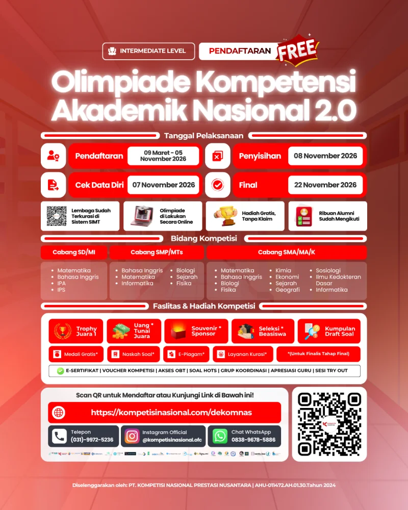 OLIMPIADE KOMPETENSI AKADEMIK NASIONAL 2.0