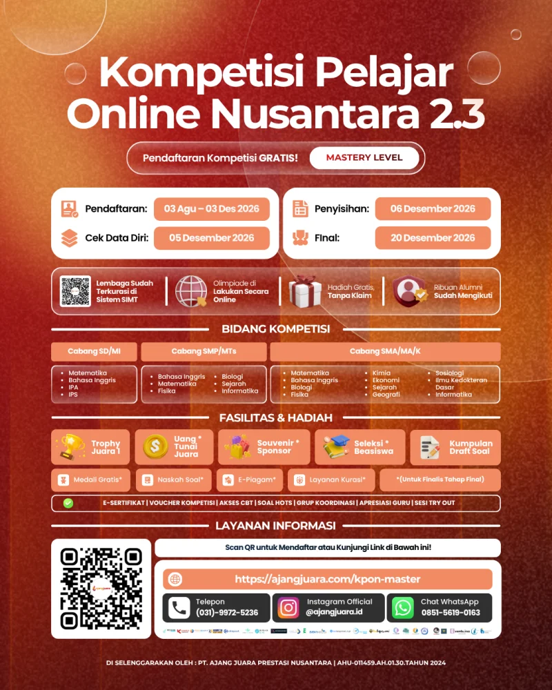 KOMPETISI PELAJAR ONLINE NUSANTARA 2.3